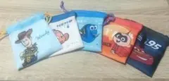 ディズニーキャラクター巾着袋セット