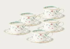 ノリタケ　花更紗 カップ&ソーサー5客セット