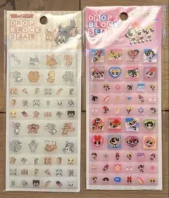 DROP BLOCK SEAL トムジェリ　パワパフ　タイルシール