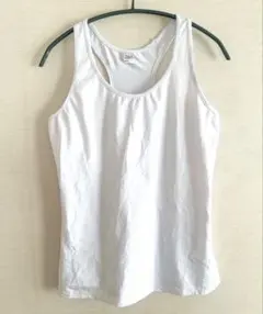 ホワイト タンクトップ L