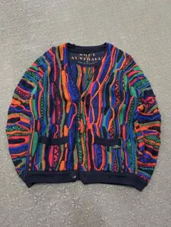 90s 3d knit made in Australia cardigan