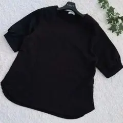 a.v.vパフスリーブ カットソー 黒 Lサイズ