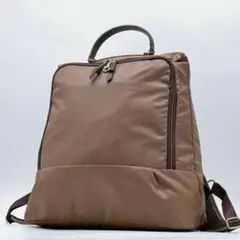 極美品 カナナプロジェクト リュックサック 2way ブラウン系e779