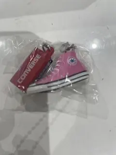 CONVERSE めじるしアクセサリーチャーム　ピンク