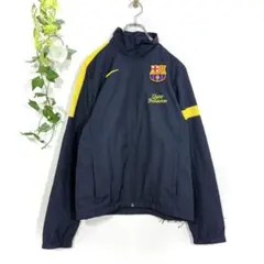 激レア】00s NIKE FCバルセロナ ナイロンジャケット 刺繍ロゴ M - メルカリ