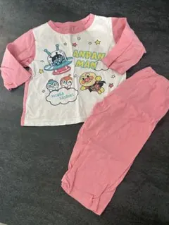 アンパンマン　パジャマ　90 女の子　薄手　春秋　長袖