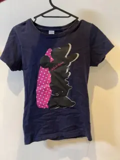 Disney ミニー・マウス Tシャツ ネイビー　M