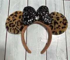 ディズニー カチューシャ ヒョウ柄　ミニー　レオパード柄