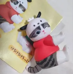 ★★難アリ★★mofusand☆なりきりフィギュア３☆ポチャッコ☆モフサンド☆