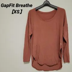GapFit Breathe 長袖Tシャツ 【XS】 テラコッタ レディース
