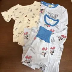 ミッキーマウス はたらく車　パジャマ 上下5点セット100cm