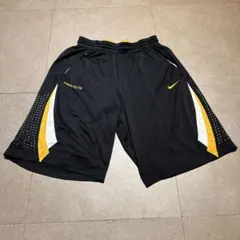 Nike Elite ハーフパンツ　ジャージ　バスケ　バスパン　黒　黄色　XL