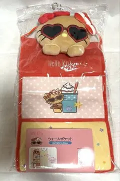 レトロ　サンリオ☆ハローキティ　ウォールポケット　3段　☆カオハナ　未使用　レア レトロ サンリオ☆ハローキティ ウォールポケット 3段