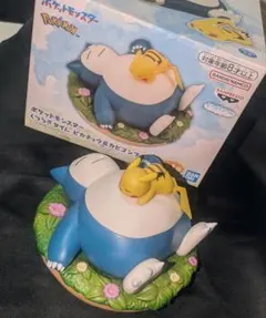 ポケットモンスター くつろぎタイム ピカチュウ＆カビゴン フィギュア