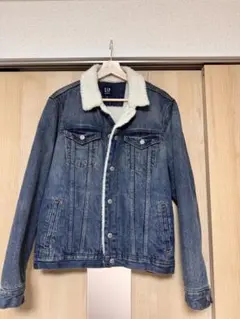 GAP DENIM ボアデニムジャケット インディゴ Mサイズのサムネイル