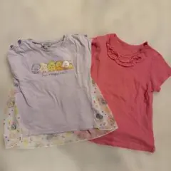 anyFAM すみっコぐらし バックシャンTシャツ&ユニクロTシャツセット