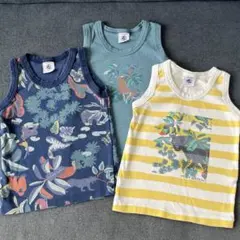 プチバトータンクトップ3枚セット/2ans 86cm