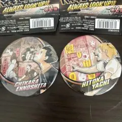 ハイキュー!! 縁下力 谷地仁花　コレクション缶バッジのサムネイル