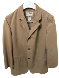00's L.L.Bean テーラードジャケット ブラウン ベージュ系 S 古着のサムネイル