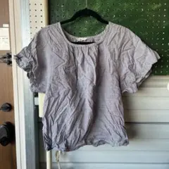 №15 美品青チェックシャツM