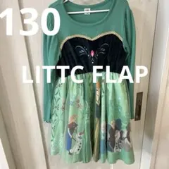 ゆ*う様 最終価格　リトシーフラップ　アナと雪の女王 ワンピース 長袖 130