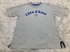 快晴堂 かいせいどう マリンプリント Tシャツ カットソーグレー日本製のサムネイル