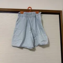UNIQLO ハーフパンツ 150サイズ ライトブルー