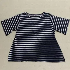 ikka ボーダー柄　半袖　Tシャツ　Mのサムネイル