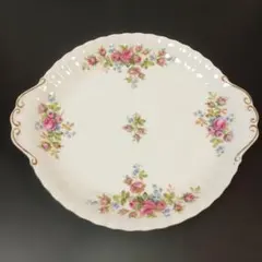 ♦ROYAL ALBERT♦ ★ロイヤル　アルバート ★★花柄金縁丸型大皿★★のサムネイル