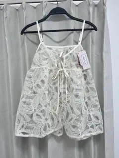 しまむら　レースキャミビスチェ