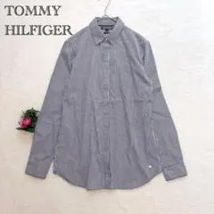 【トミーヒルフィガー TOMMY HILFIGER】長袖シャツ ストライプ柄