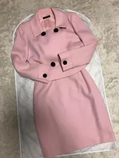 ファンシーピンク スーツ ジャケット スカート ベロア エムズ アナイ アシダ