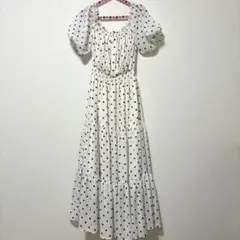 ロイヤルパーティー　ティアードロングワンピース　2wayオフショル 春夏　美品