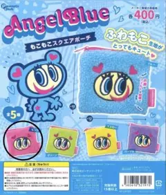 Angel Blue もこもこスクエアポーチ ピンク