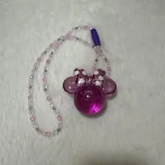 ディズニー ミニーマウス ペンダントライト ネックレス