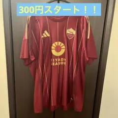 ASローマ adidas 24-25シーズンマーキング無しレプリカ Mサイズ - メルカリ