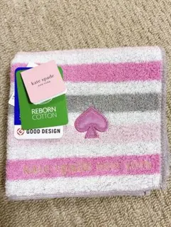 kate spade ストライプ ハンカチ