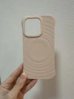 casetify iPhone14pro ウェーブシリコンケース　オーツ