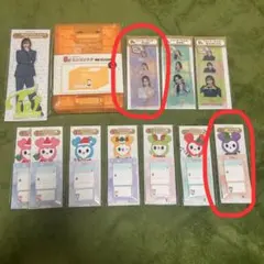 TWICE 一番くじ D賞フォトキーホルダー E賞スタンド付箋　サナ