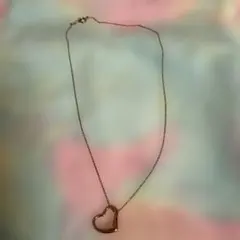 オープンハート ネックレス
