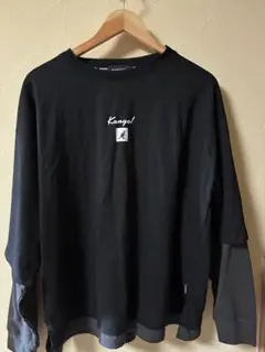KANGOL Tシャツ ブラック L