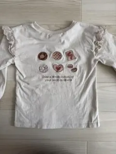 mamaraku スイーツ刺繍 長袖カットソー