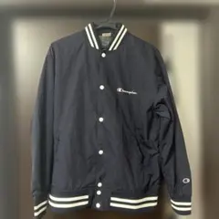 Champion ネイビー ナイロンジャケット　ミディアム Mサイズ