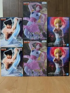 HUNTER×HUNTER ヒソカ 呪術廻戦 乙骨憂太 ルフィ フィギュア 6点