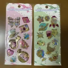 〔 吉田産業 〕 キューティーぷくぷくキャンディシール ２種・未開封