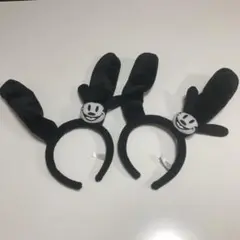 美品★2個セット★オズワルドカチューシャ★ディズニー★ミッキー★コスプレ