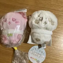 ちいかわ ぬいぱれっと ラッコ　さくらいろ・ミルクいろ