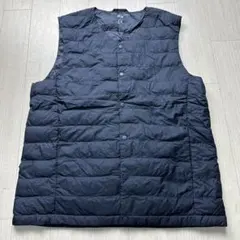 ユニクロウルトラライトダウンコンパクトベストM紺