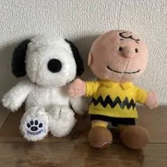 スヌーピーとチャーリー・ブラウン ぬいぐるみセット