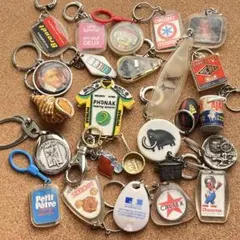 集めたくなる フレンチキーホルダー 25個セット フランス ヴィンテージ 4